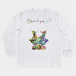 Rorschach inkblot test Kids Long Sleeve T-Shirt